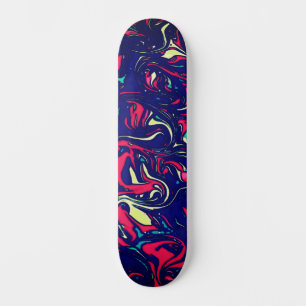 Cool Kleurrijke Urban Abstracte Street Art Geïnspi Persoonlijk Skateboard