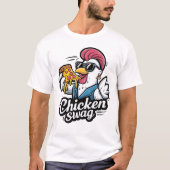 Cool klokken: Kip Swag T-shirt (Voorkant)