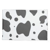 Cool Koeienprint Naam Monogram   Kussensloop (Achterkant)