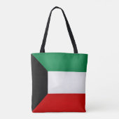Cool Koeweit Flag Mode Tote Bag (Achterkant)