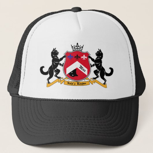Cool Koljas Kingdom Royal Trucker Hat! Trucker Pet (Voorkant)