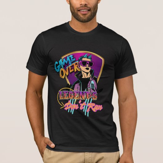 cool komisch meisje t-shirt (Voorkant)