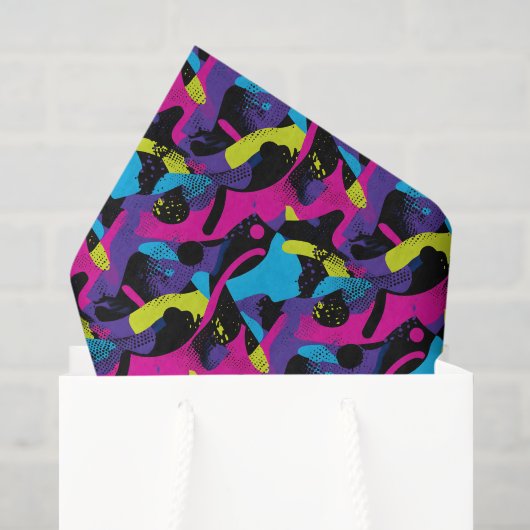 Cool komische graffiti tegelpatroon tissuepapier (Cadeauzakje)