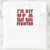 Cool Krav Maga Design Rechthoekige Sticker (Tas)