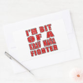 Cool Krav Maga Design Rechthoekige Sticker (Envelop)