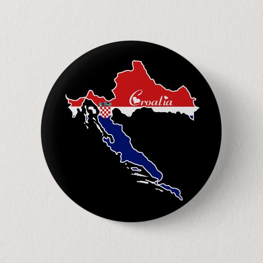 Cool Kroatië Button (Voorkant)