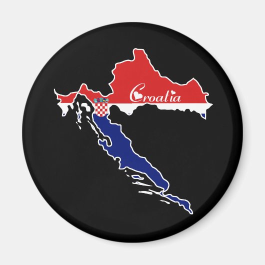 Cool Kroatië Magneet (Voorkant)
