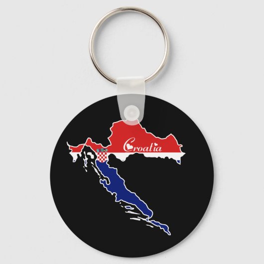 Cool Kroatië Sleutelhanger (Voorkant)