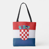 Cool Kroatië vlag Mode Tote Bag (Achterkant)
