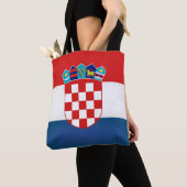 Cool Kroatië vlag Mode Tote Bag (Dichtbij)