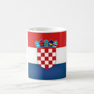 Cool Kroatische vlag Koffiemok