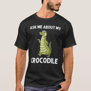 Cool Krokodil Voor Mannen Vrouwen Alligator Dieren T-shirt