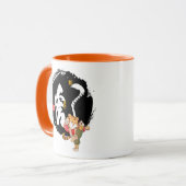 Cool Kung Fu Tiger Fearless Inspirerend Quote Co Mok (Voorkant links)