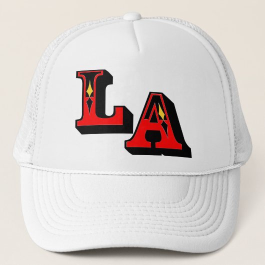 ·° ♥§Cool LA Logo Stijlvolle Trucker Hoed§♥°· Pet (Voorkant)