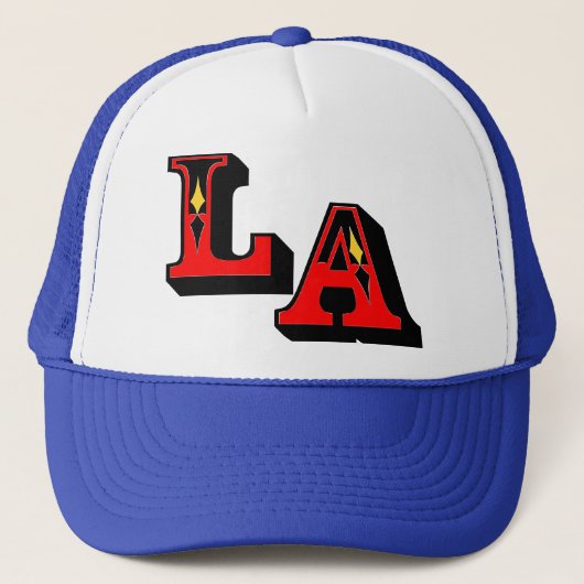 ·° ♥§Cool LA Logo Stijlvolle Trucker Hoed§♥°· Pet (Voorkant)