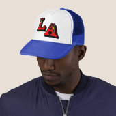 ·° ♥§Cool LA Logo Stijlvolle Trucker Hoed§♥°· Pet (In situ)