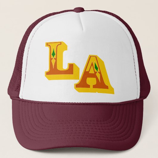 ·° ♥§Cool LA Logo Stijlvolle Trucker Hoed§♥°· Pet (Voorkant)