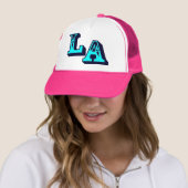 ·° ♥§Cool LA Logo Stijlvolle Trucker Hoed§♥°· Pet (In situ)