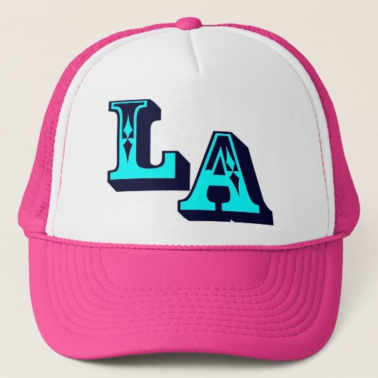 ·° ♥§Cool LA Logo Stijlvolle Trucker Hoed§♥°· Pet (Voorkant)