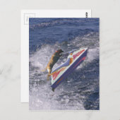 Cool Lab Jumping Waves Briefkaart (Voorkant / Achterkant)