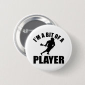 Cool Lacrosse-ontwerp Ronde Button 5,7 Cm (Voorkant /achterkant)