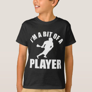Cool Lacrosse-ontwerp T-shirt