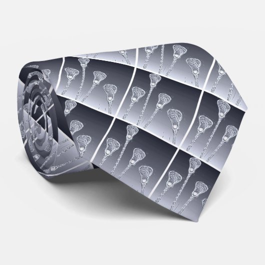 Cool Lacrosse Sports Stropdas (Opgerold)