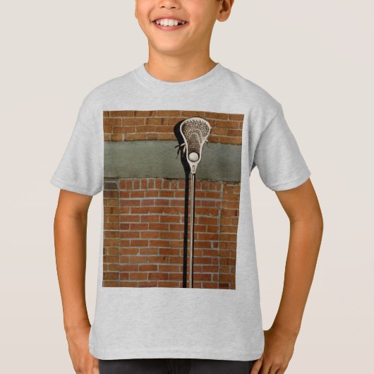 Cool Lacrosse Wall Ball Drill T-Shirt (Voorkant)
