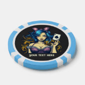 Cool lady Casino Poker Chips (Enkel)