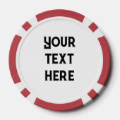 Cool lady Casino Poker Chips (Achterkant)