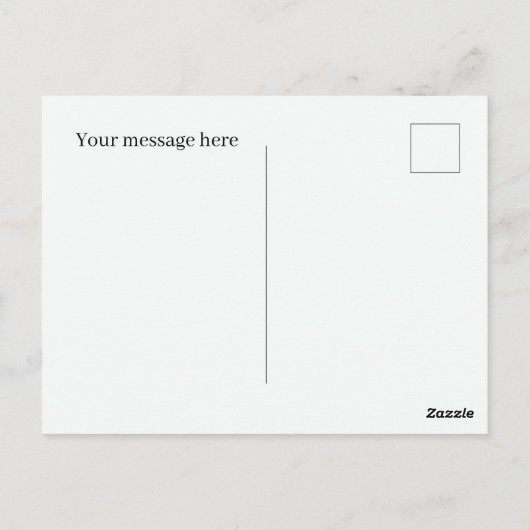 Cool  lady poker briefkaart (Achterkant)