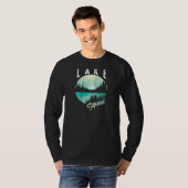 Cool Lake Squad Funny Pond Lagoon Vacation Team Ra T-shirt (Voorkant volledig)