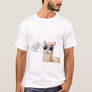Cool Lama in actie!" T-shirt
