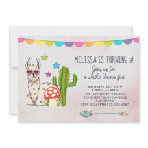 Cool lama in Zonnebril Verjaardag