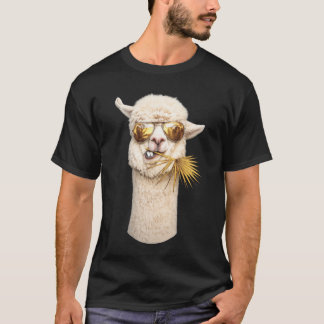 Cool Lama met Zonnebril T-shirt
