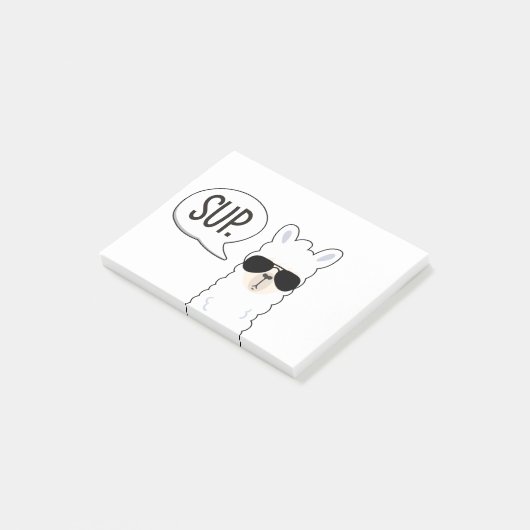 Cool lama post-it® notes (Schuin)