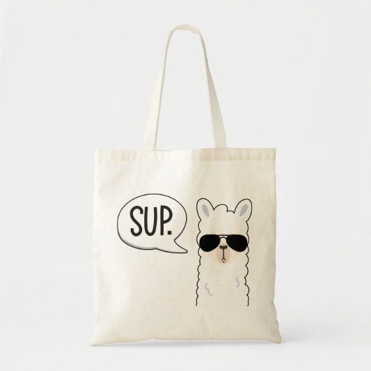 Cool lama tote bag (Voorkant)