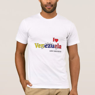cool landenvlag customizen heren Venezolaanse T-shirt