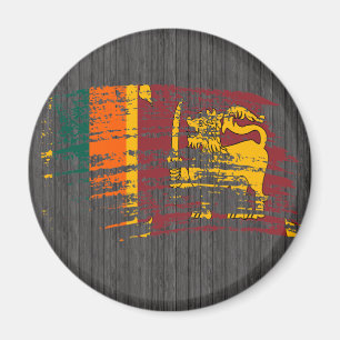 Cool Lankan vlag ontwerp Magneet
