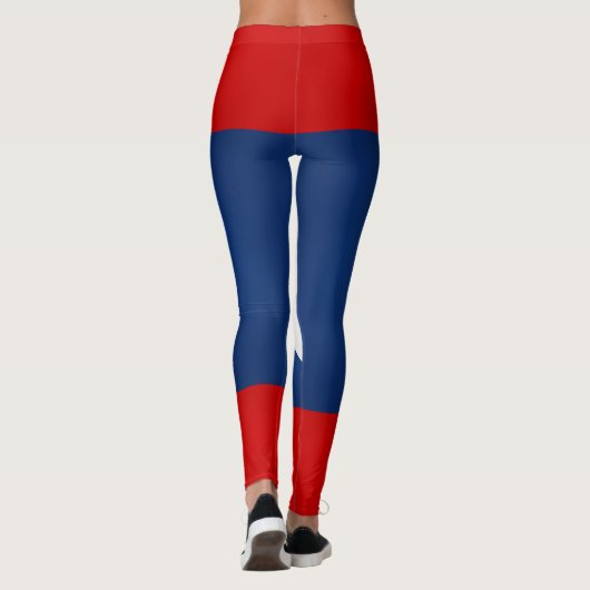 Cool Laos Flag Mode Leggings (Achterkant)