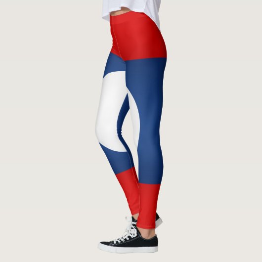 Cool Laos Flag Mode Leggings (Links)