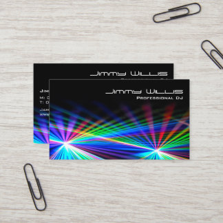 Cool Laser Light Club - DJ Visitekaartje
