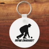 Cool Lawn Bowl Lovers Design Sleutelhanger (Voorkant)