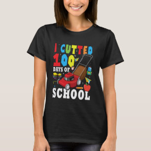 Cool Lawn Mower Kleding 100e Dag Van School Leraar T-shirt