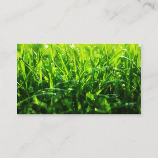 Cool Lawn Mowing Service Visitekaartjes (Achterkant)