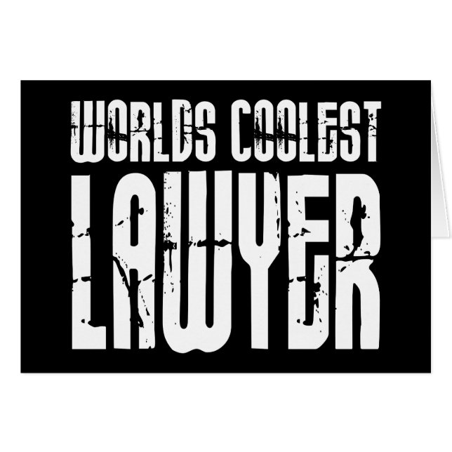 Cool Lawyers: Worlds Coolest Lawyer (Voorkant Horizontaal)