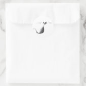 Cool Le Chat Classic ronde Sticker, glanzend Sticker (Tas)