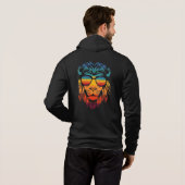 Cool Leeuw  Hoodie (Achterkant volledig)