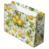 Cool Lemon Gift Bag Groot Cadeauzakje (Voorkant Gekanteld)