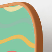 Cool Lemon Green Professional Pickleball Paddle (Links Detail)